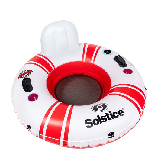 Inflatable Swimming Pool Inner Tube Float - 46" - Red and White