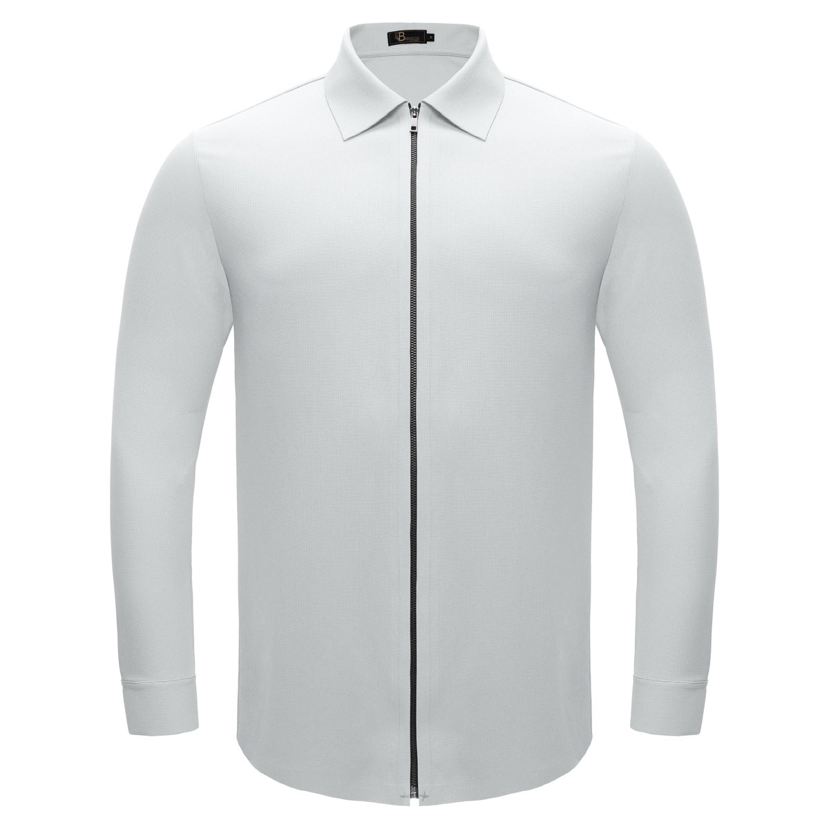  Barocco Zenith Zip Shirt WHITE - WHITE - Bonton
