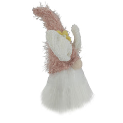 Easter and Spring Gnome Head With Bunny Ears - 12" - Pink and White