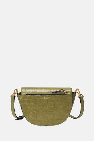 Lottie Croco Crossbody - Small Crossbody - Leaf Olive / One Size