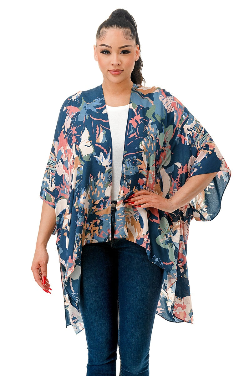  Marcus Adler The Fatima Kimono - BLUE - Bonton