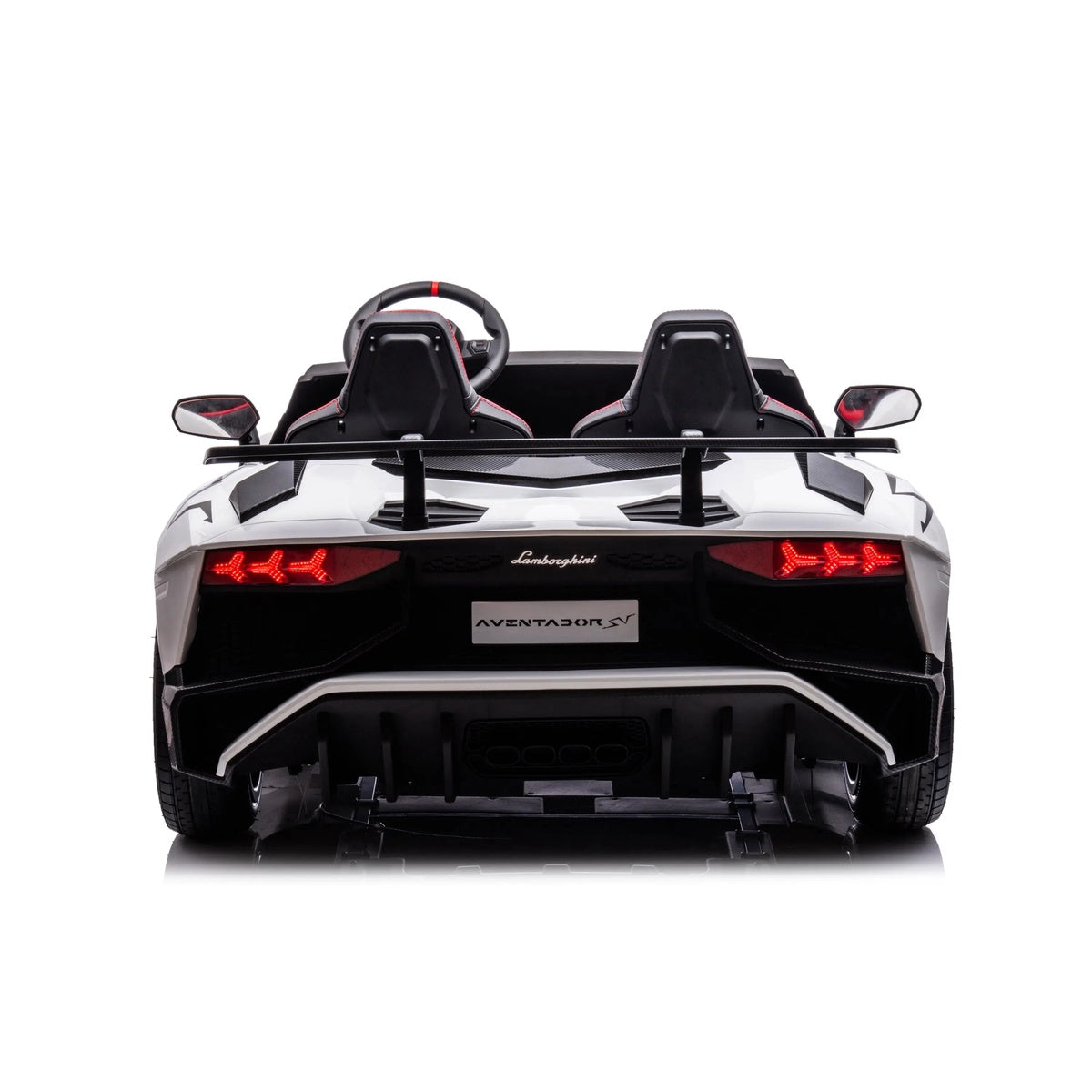  Freddo 24V Lamborghini Aventador 2 Seater Ride on Car for Kids: Advanced Brushless Motor & Differential for High-Octane Fun - Pink - Bonton