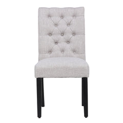 Upholstered Button Tufted Dining Side Chair