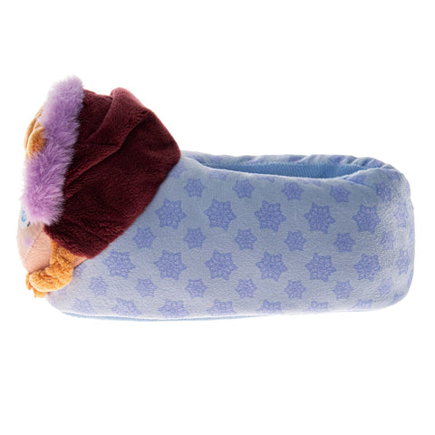 Disney Frozen 3D Slippers Anna & Elsa Warm Fluffy House Slippers for Girls (Toddlers)
