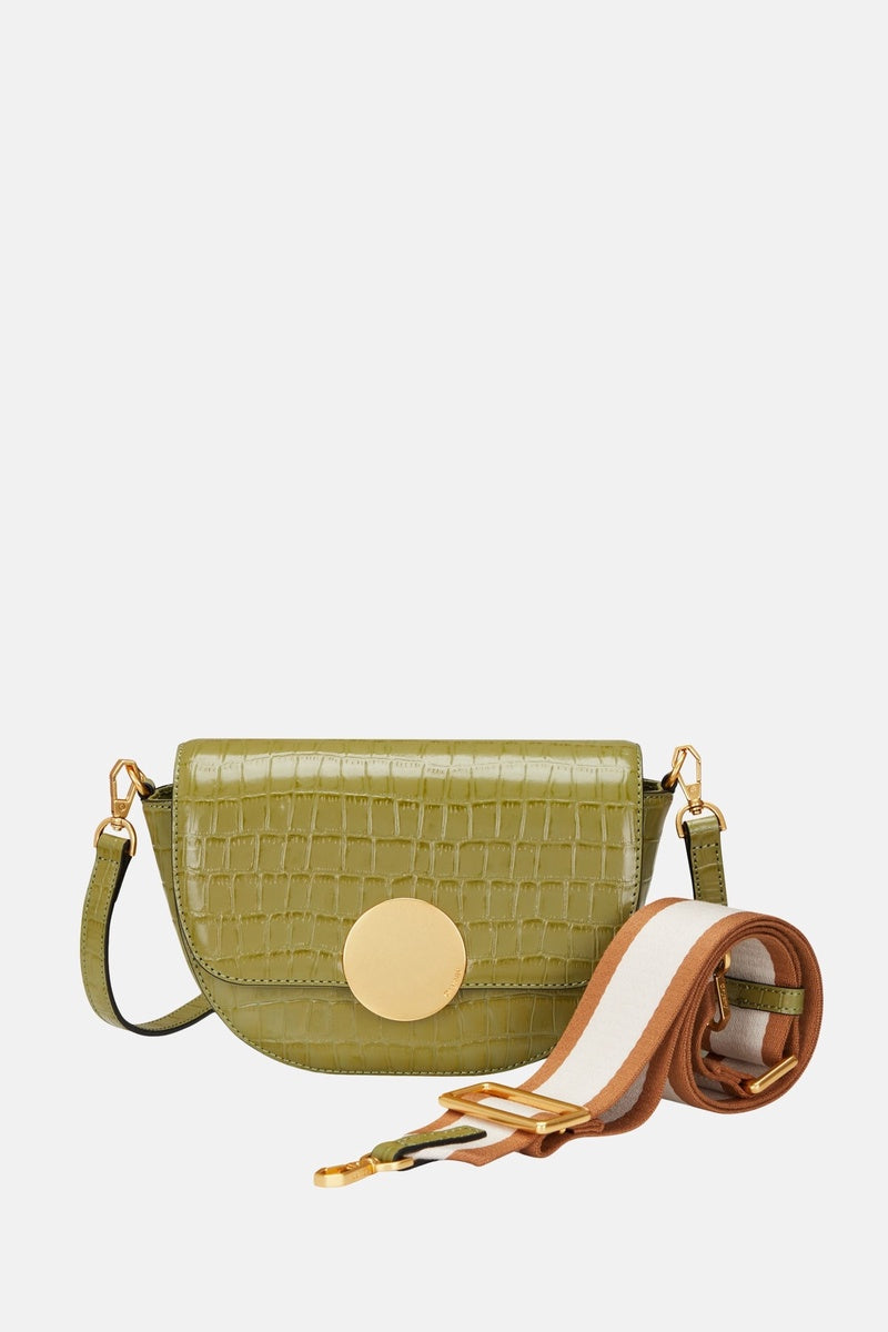 Oryany Lottie Croco Crossbody - Small Crossbody - Leaf Olive / One Size - Default Title - Bonton