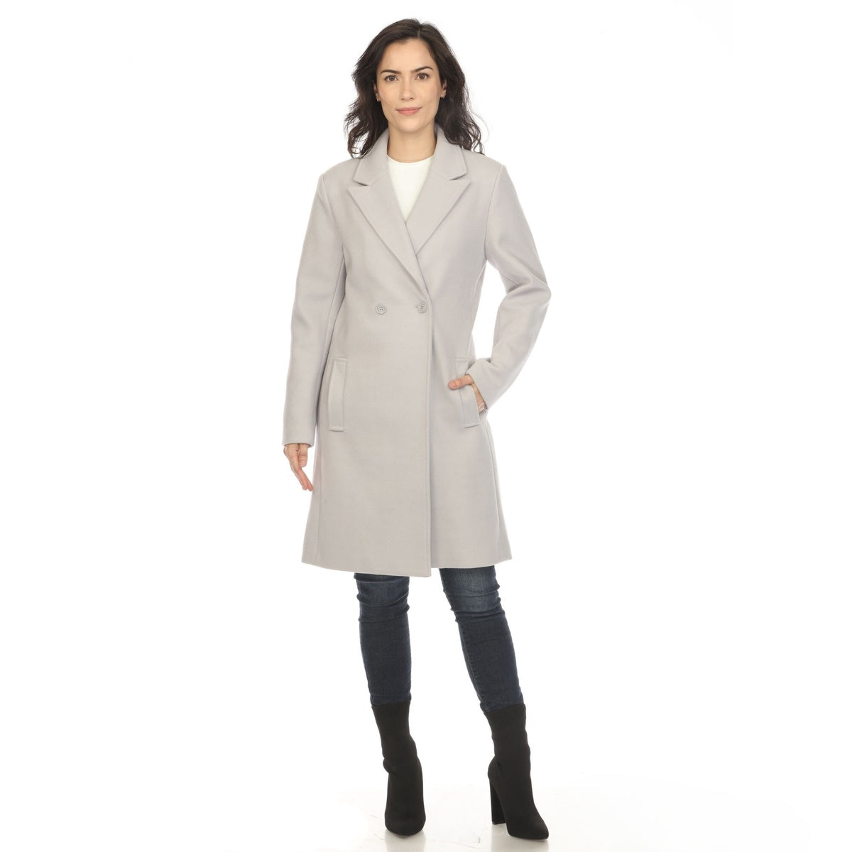  White Mark Women's Classic Walker Coat - Small - Bonton