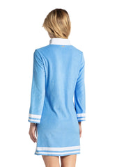 Blue/White Terry Tunic