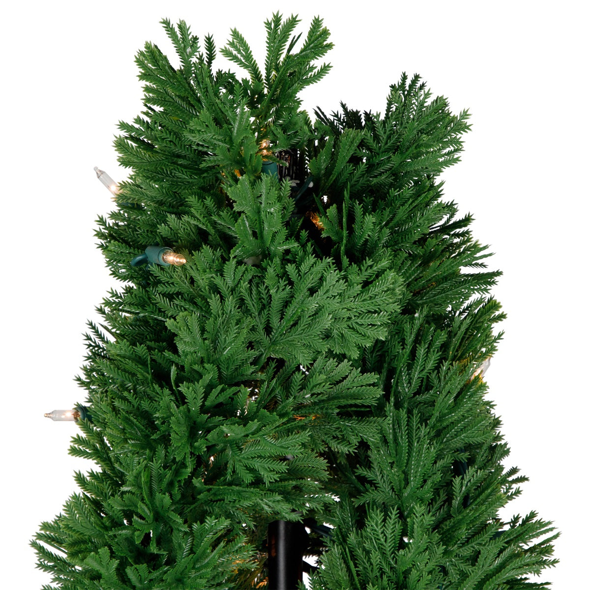  Northlight Real Touch™ Artificial Pre-Lit Cedar Double Spiral Topiary Tree  Clear Lights 4.5' - Default Title - Bonton