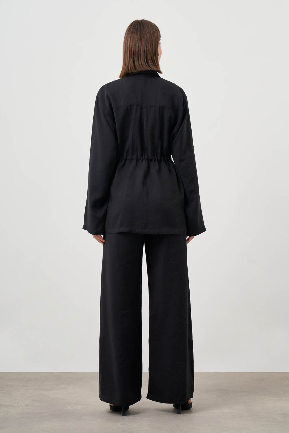  Mizalle Mizalle- Wide Leg Pants Black - Black - Bonton