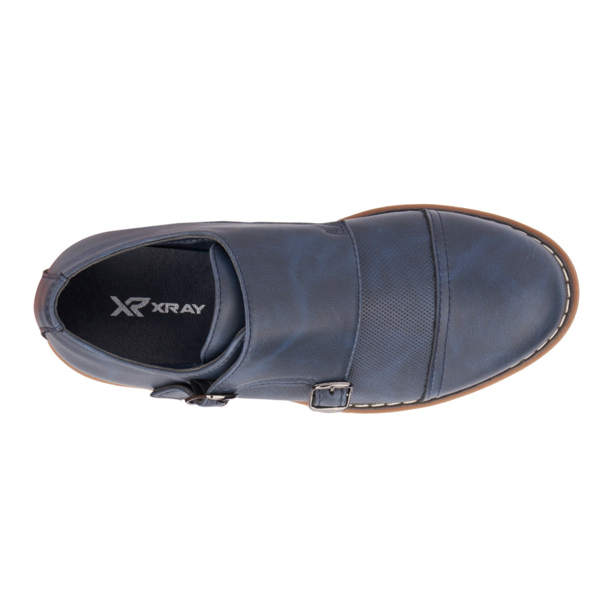  Xray Footwear Xray Footwear Boy's Michael Dress Casual Monk Straps - NAVY - Bonton