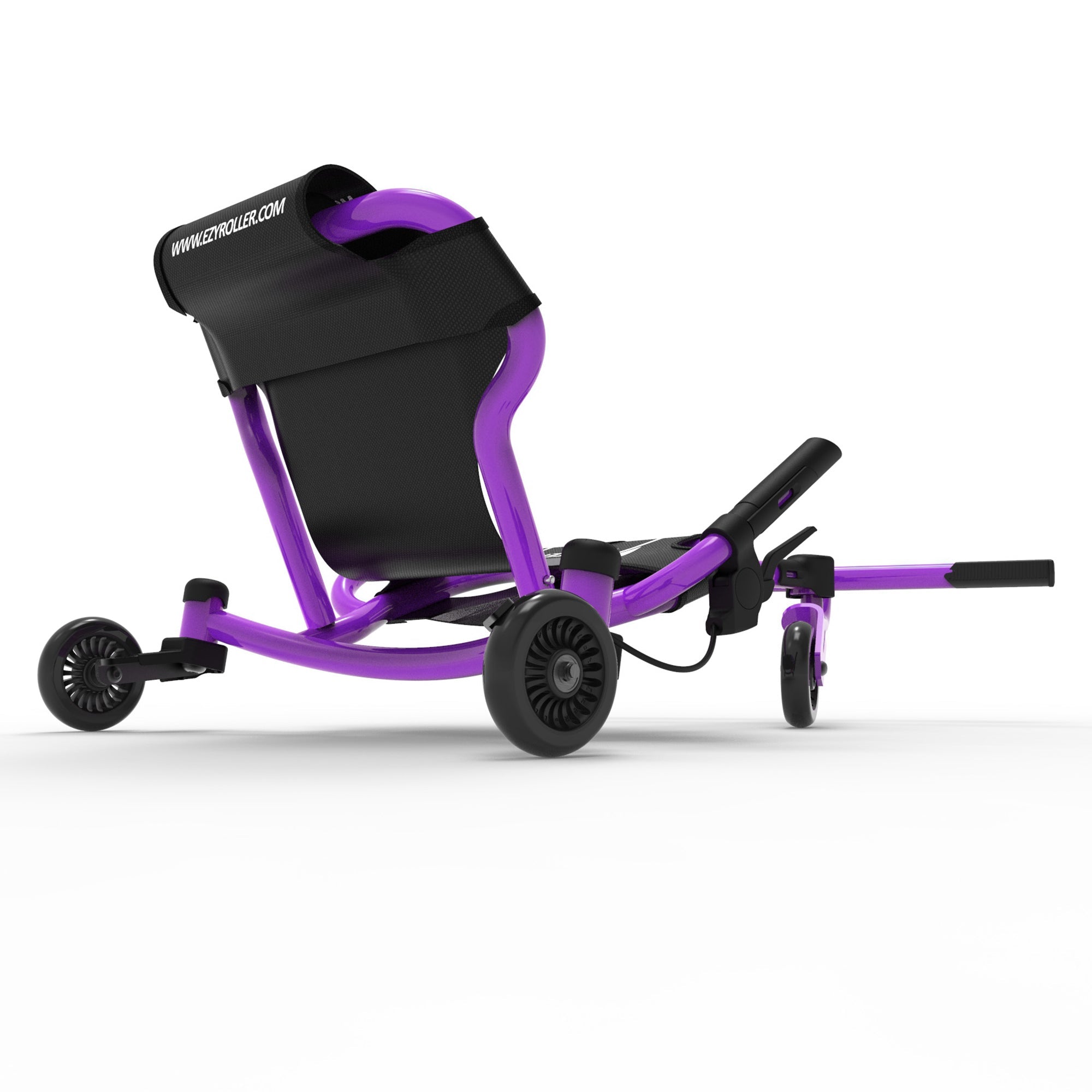  Ezyroller EzyRoller: Drifter X - Purple - Ride-On Scooter, Cambering Motion, Pedal Free Cart, Hand Brakes, Extendable Frame, 154lb Capacity, Adults-Kids Ages 6+ - Multi - Bonton