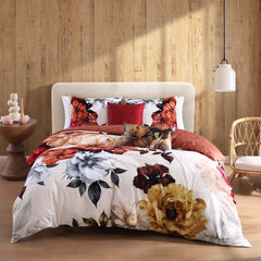 Bebejan Carnelian Flora 5 Piece Reversible Comforter Set