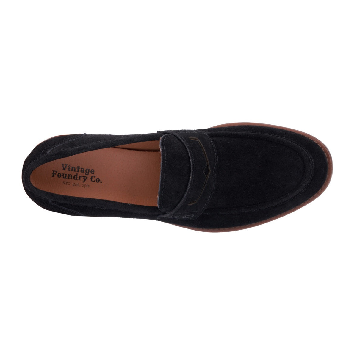  Vintage Foundry Co. Vintage Foundry Co. Men's Harry Suede Dress Loafers - BLACK - Bonton