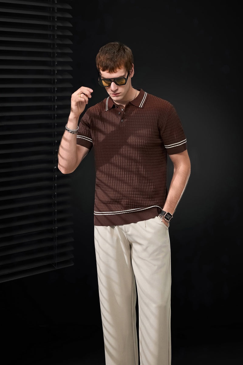  Barocco Kingsley Side-Tab Trousers TAUPE - TAUPE - Bonton