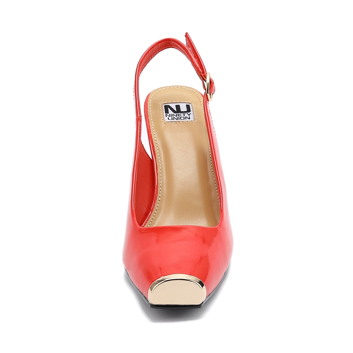  Ninety Union Loraine Metal Heel Slingback - Red - Bonton