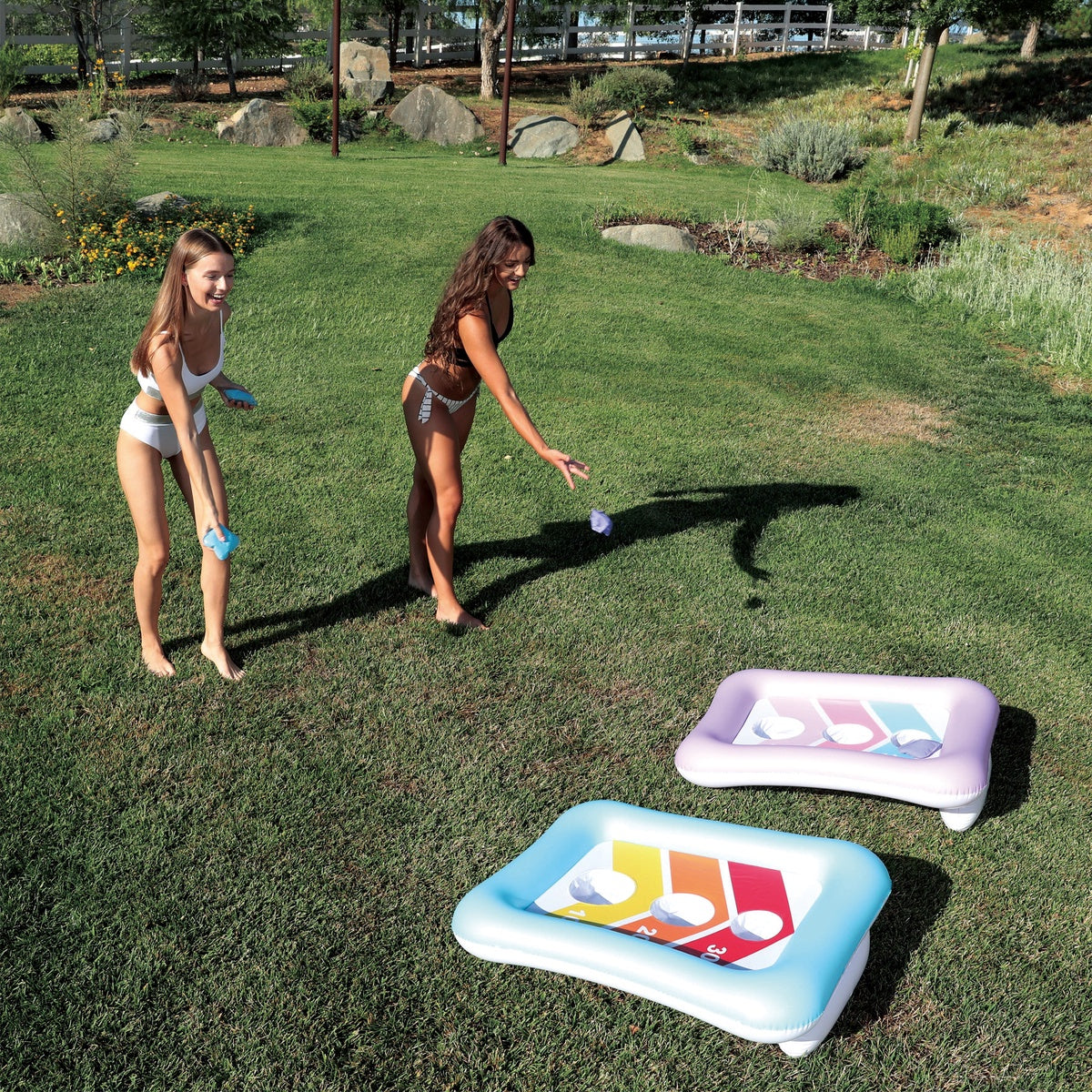  Northlight Inflatable Bean Bag Toss Swimming Pool Game - Default Title - Bonton