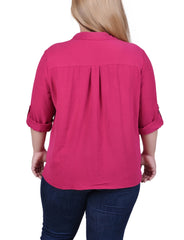 Roll Tab Blouse