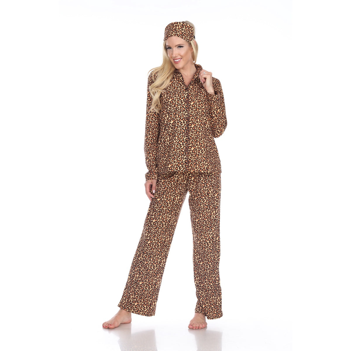  White Mark Women's Three Piece Pajama Set - XL - Bonton