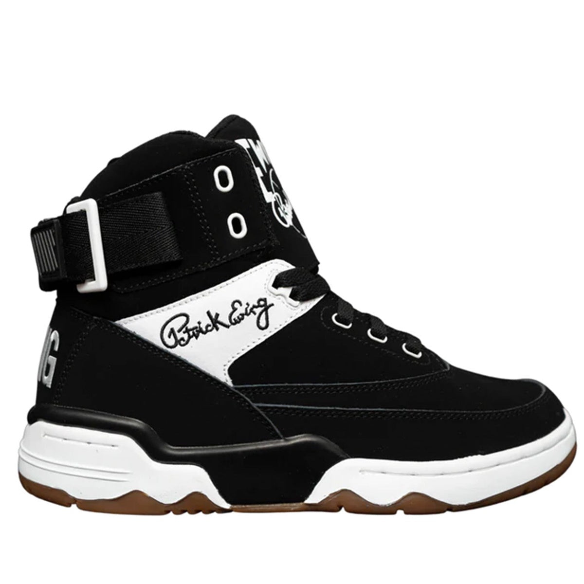  Ewing Athletics 33 HI Black/White/Gum - 7 - Bonton