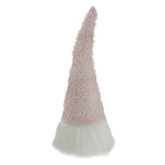 Spring Gnome Head With a Flower - 16" - Pink and White