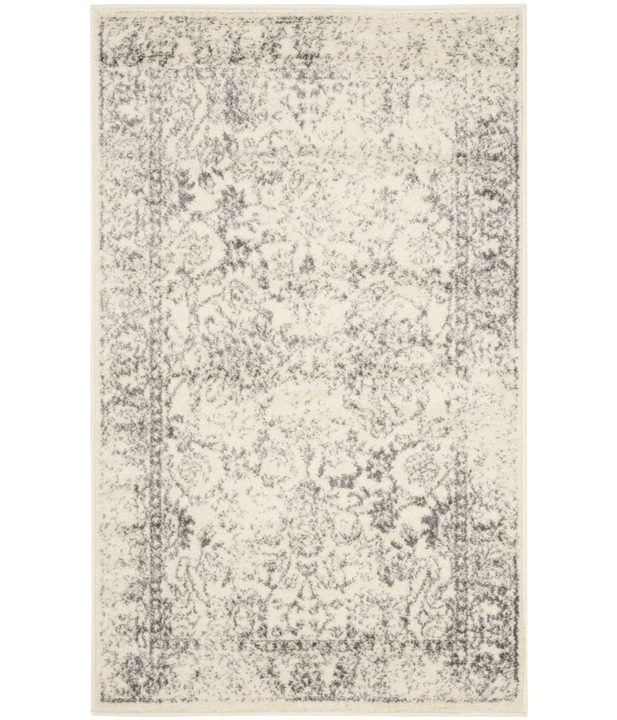  Safavieh Adirondack 109 Ivory/Silver Rug - Ivory/Silver - Bonton