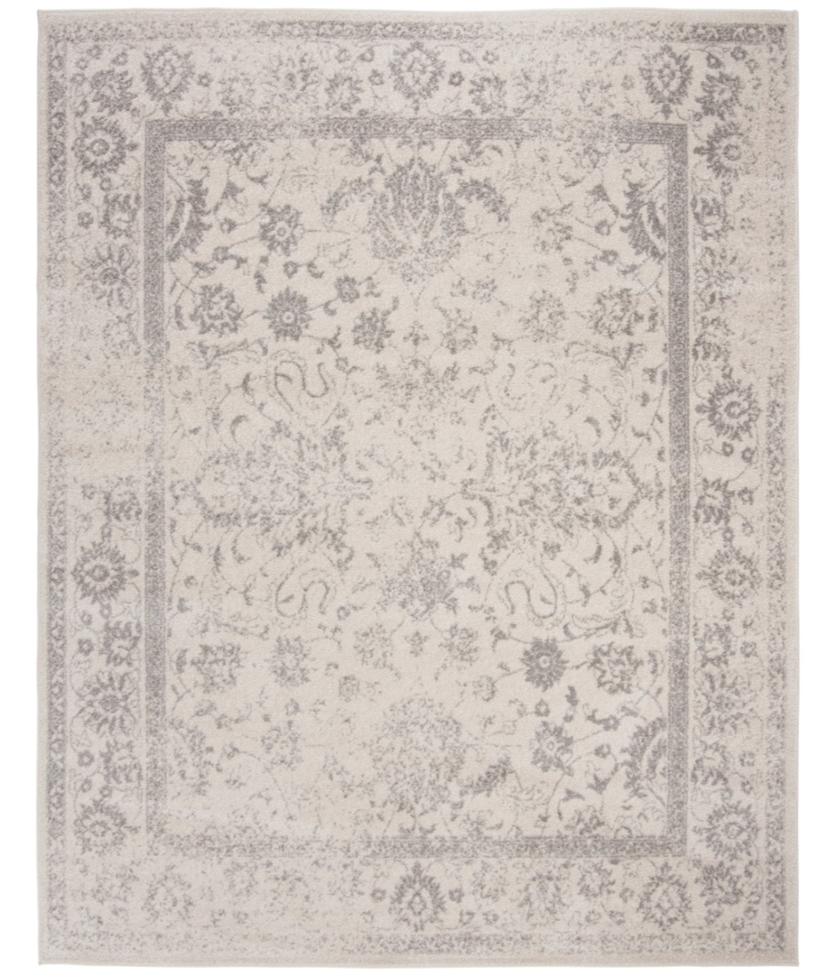  Safavieh Adirondack 109 Ivory/Silver Rug - Ivory/Silver - Bonton