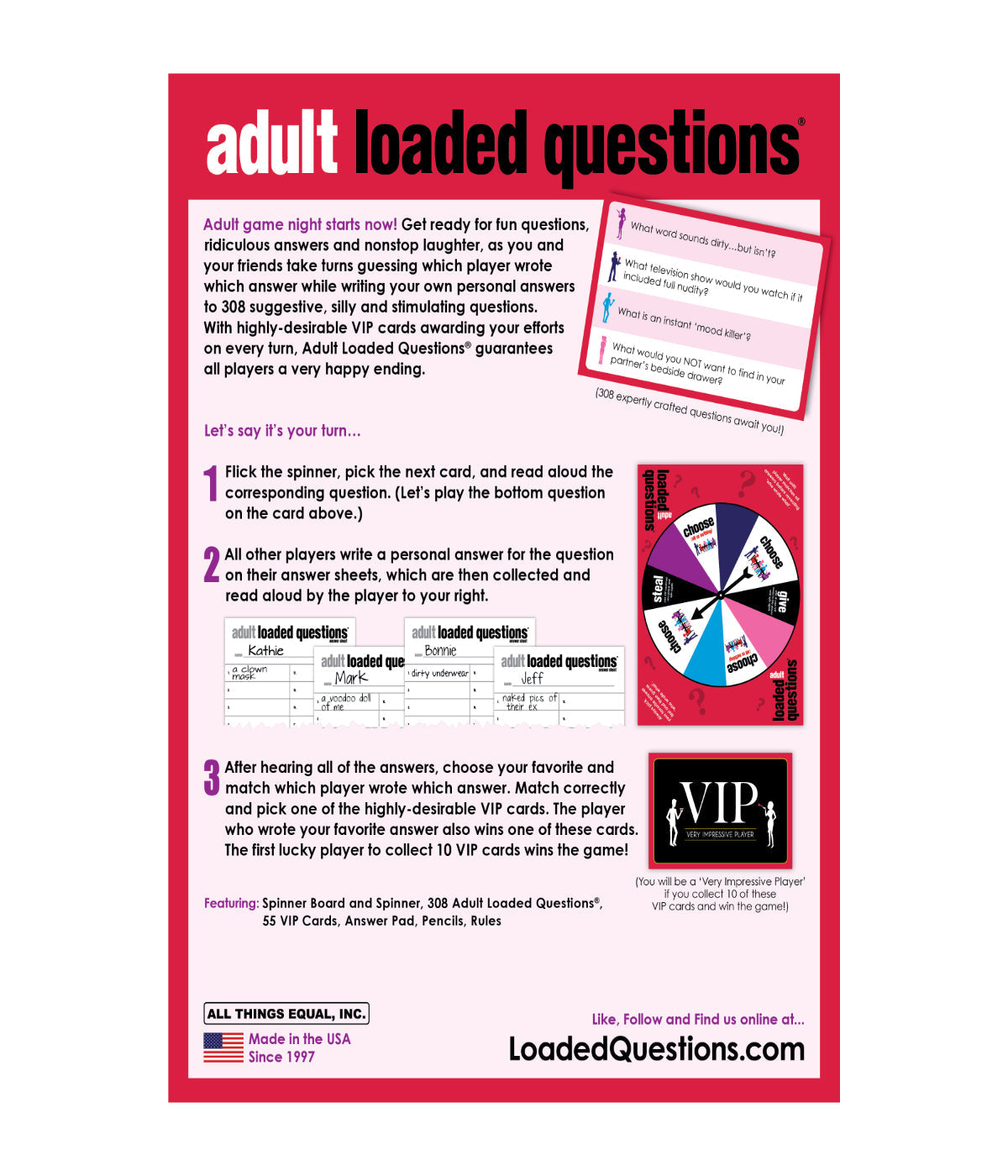  Adult Loaded Questions Multi - Multi - Bonton