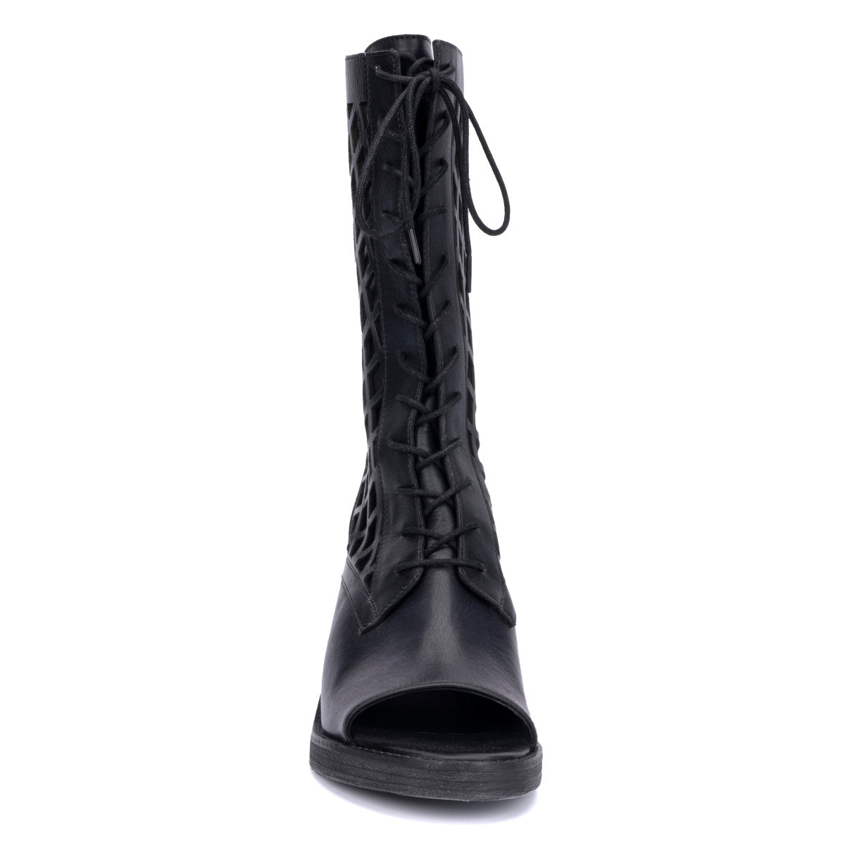  Vintage Foundry Co. Women's Normandy Open Toe Boot - Black - Bonton