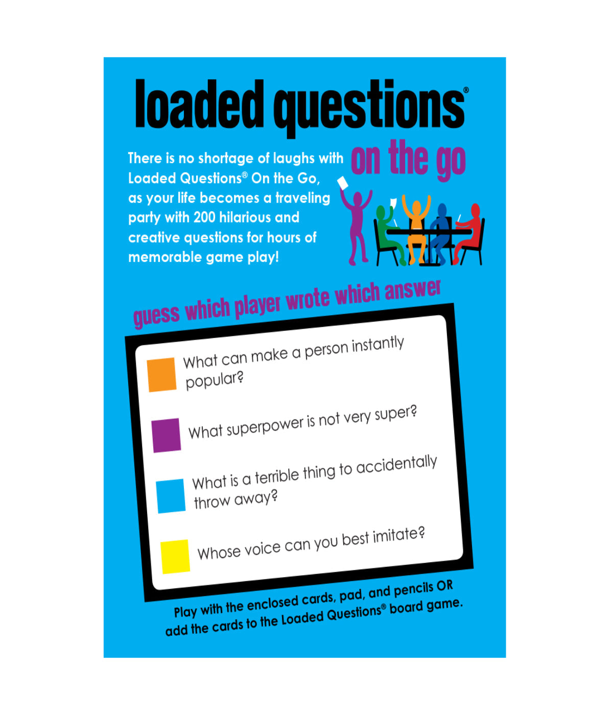  Loaded Questions On the Go Card Game Multi - Multi - Bonton