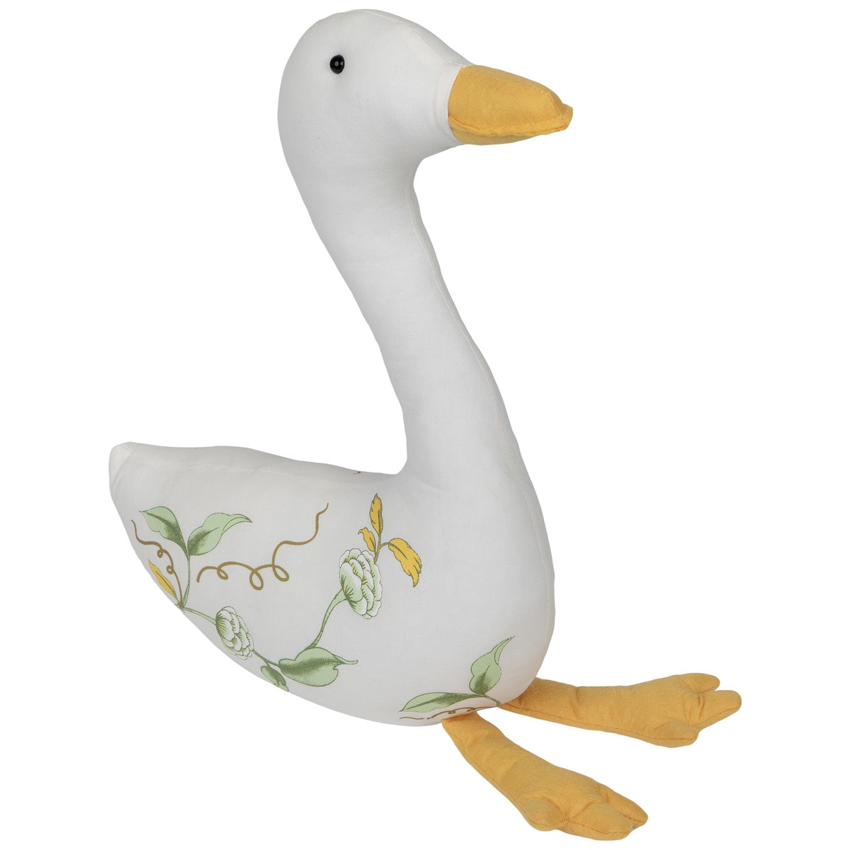  Northlight Plush Floral Goose Decoration - 16