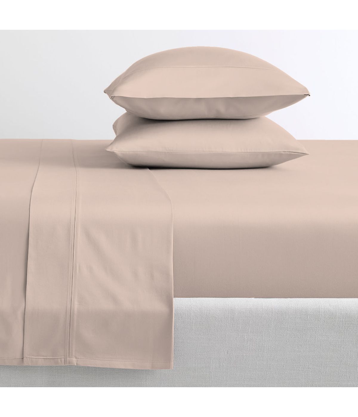  Purity Home Cotton 400 Thread Count Percale Sheet Set Blush - Blush - Bonton