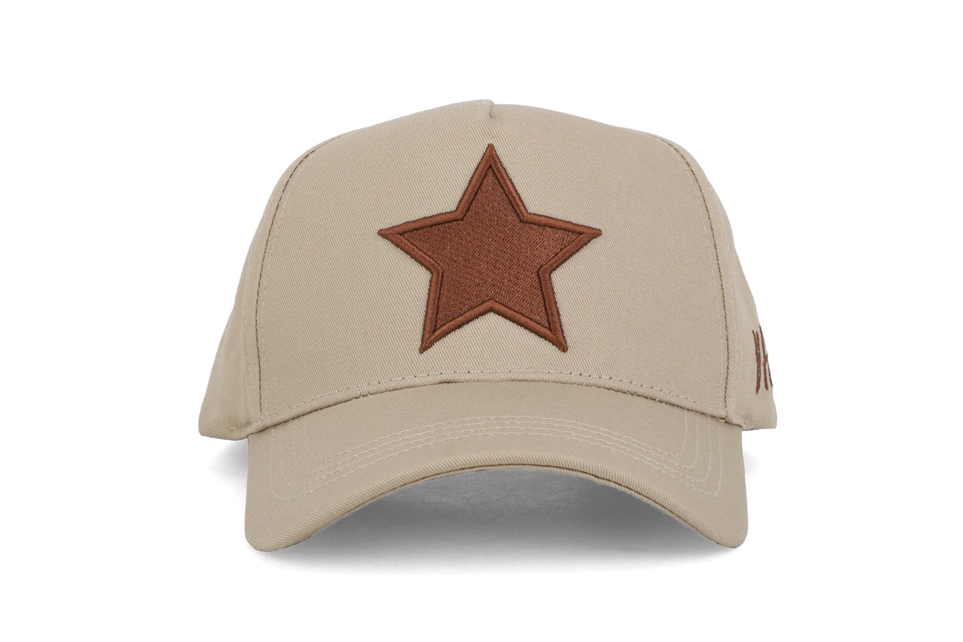  Vintage Havana Vintage Havana Trucker Hat for Women & Men – Khaki & Brown Adjustable Cap – Embroidered Star - Default Title - Bonton