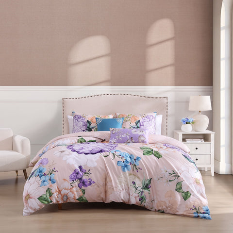 Bebejan Bright Bouquet 5 Piece Reversible Comforter Set