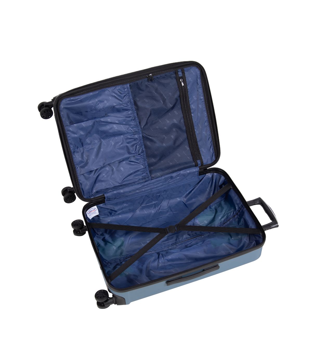  American Flyer Moraga 3-Piece Hardside Spinner Luggage Set in Dusk Blue - Dusk Blue - Bonton