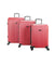 American Flyer Moraga 3-Piece Hardside Spinner Luggage Set in Red