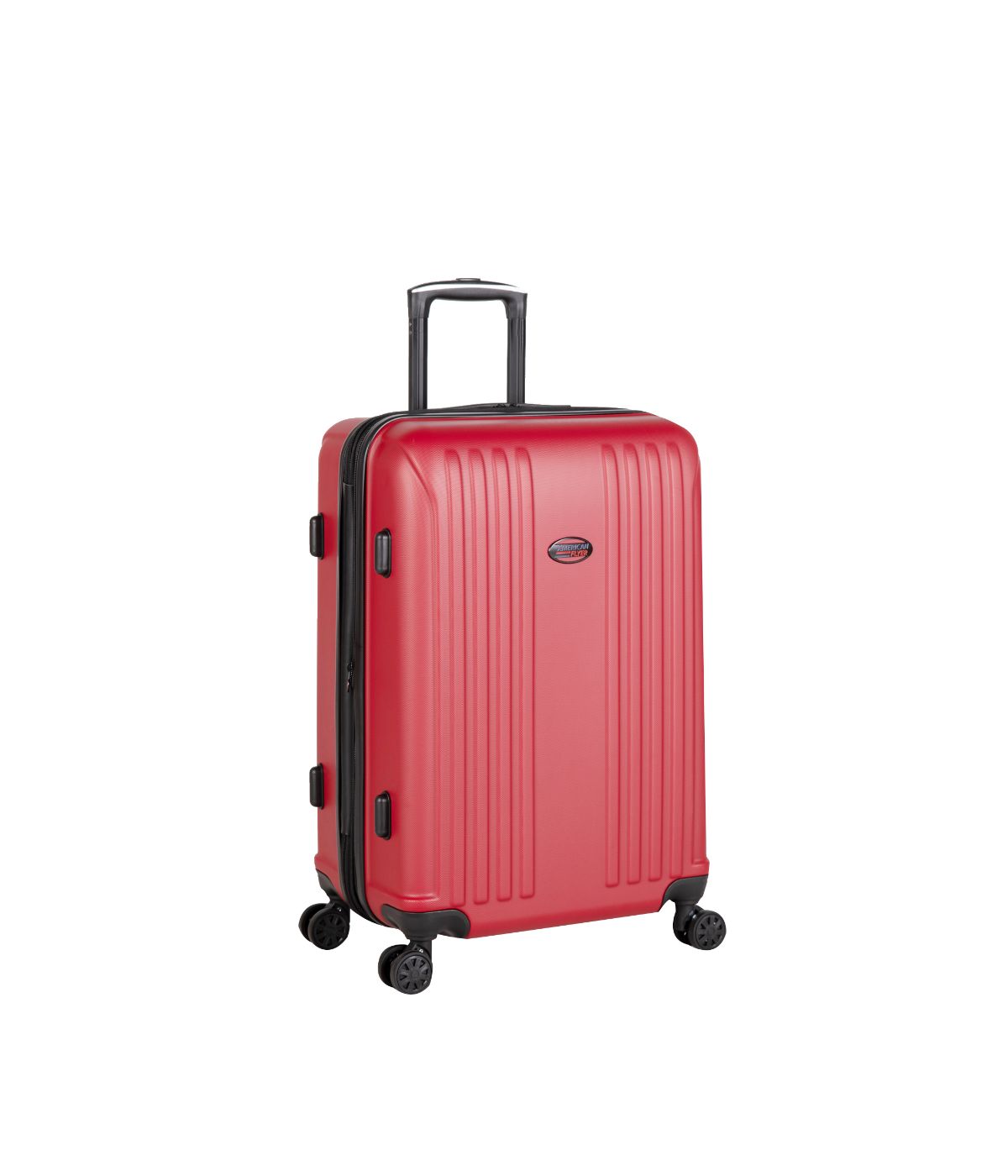  American Flyer Moraga 3-Piece Hardside Spinner Luggage Set in Red - Red - Bonton