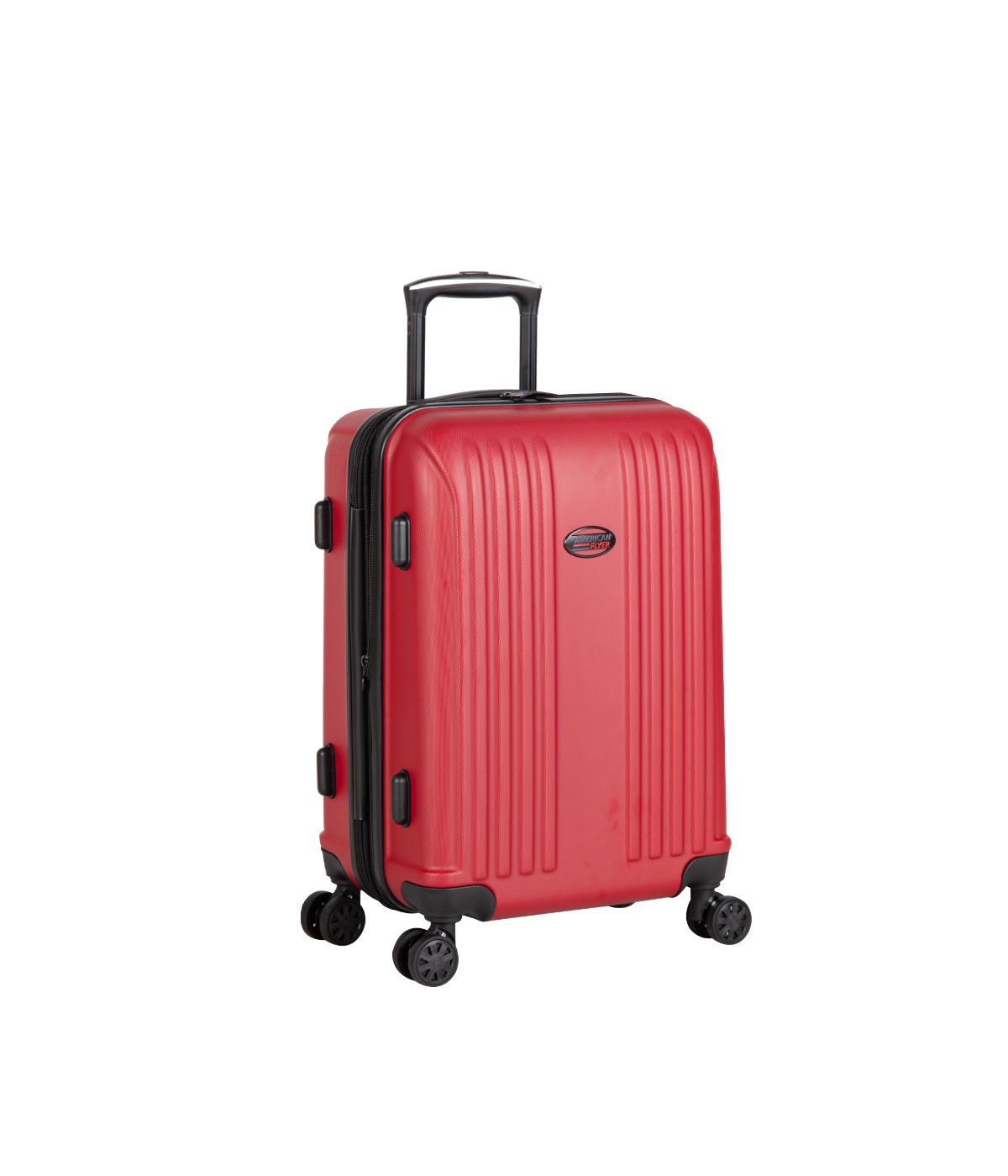  American Flyer Moraga 3-Piece Hardside Spinner Luggage Set in Red - Red - Bonton