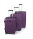  American Flyer Seger 3-Piece Hardside Luggage Set - Plum - Bonton