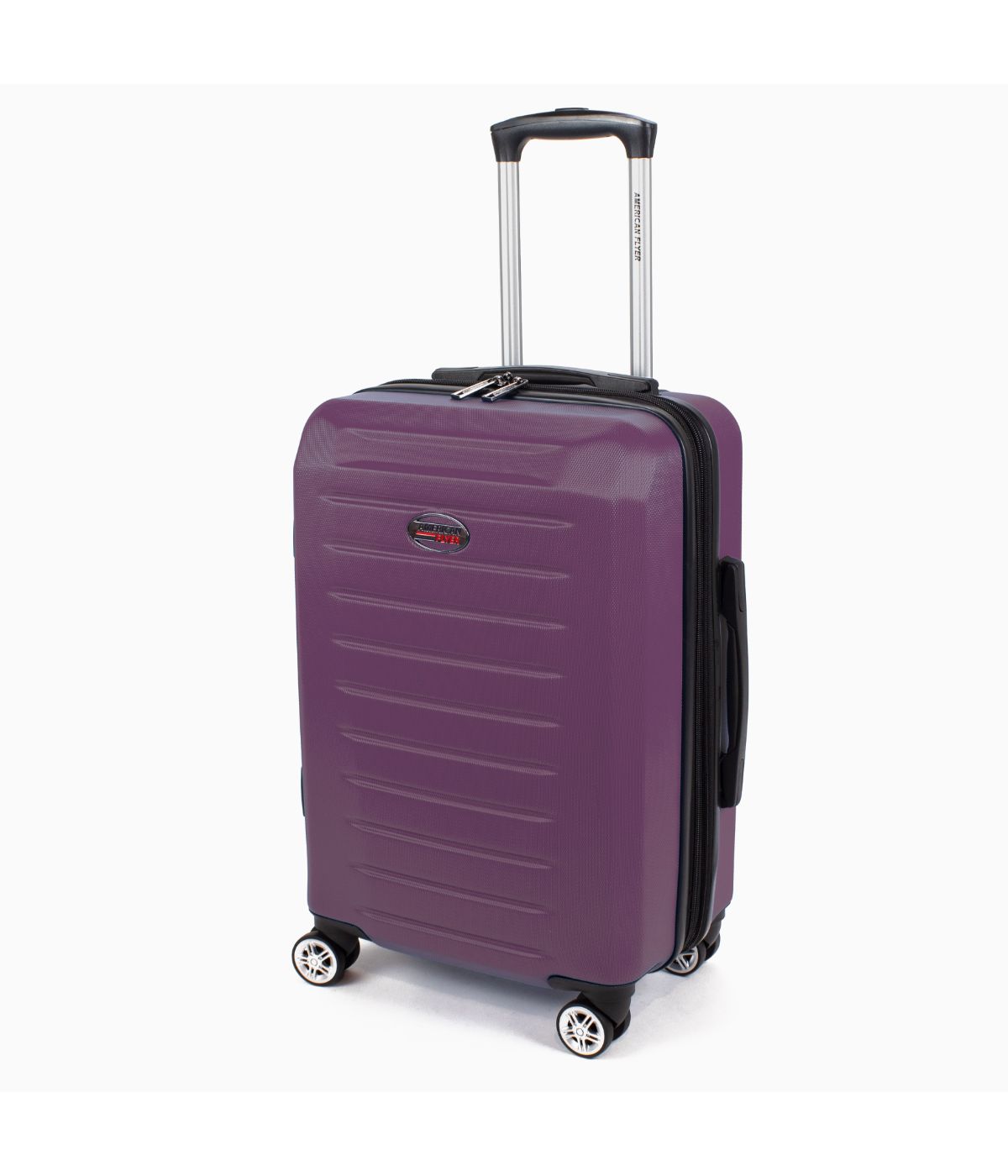  American Flyer Seger 3-Piece Hardside Luggage Set - Plum - Bonton