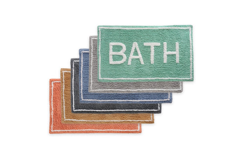 St Maryâ€™s 2 Piece 100% Cotton Tufted Bath Rug Set With Latex Backing