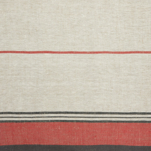 Eze Ivory & Red Tablecloth