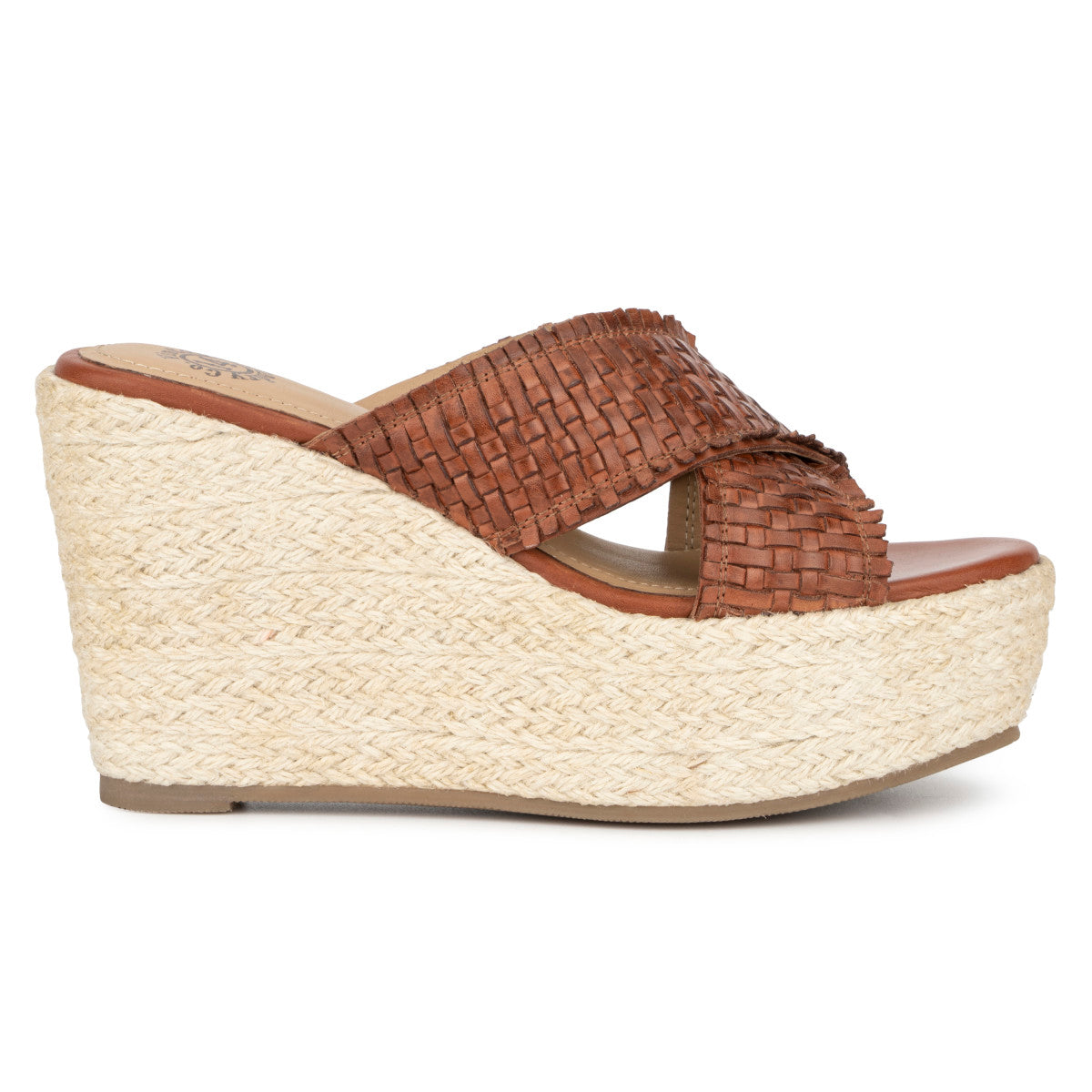  Vintage Foundry Co. Women's Lorie Wedge - Cognac - Bonton