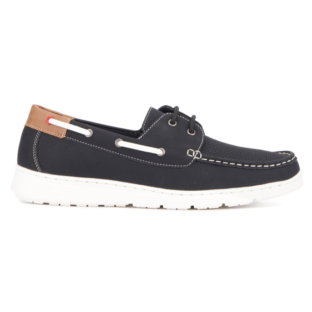  Xray Footwear Xray Footwear Men's Trent Dress Casual Boat Shoes - BLACK - Bonton