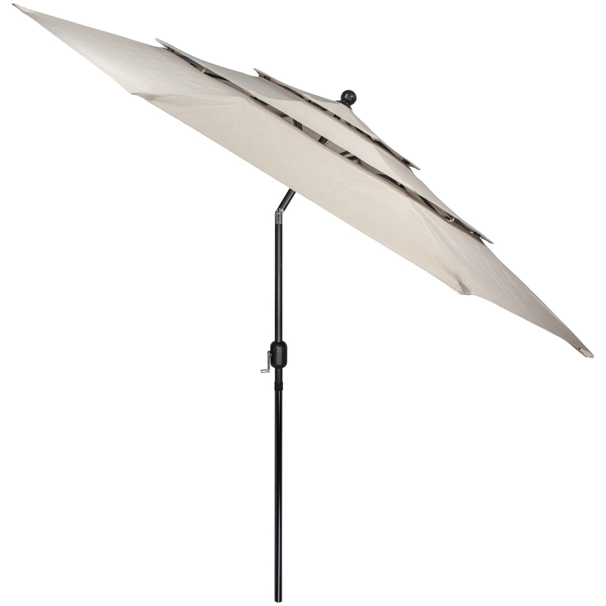  Northlight 9.75ft Outdoor Patio Market Umbrella With Hand Crank and Tilt  Beige - Default Title - Bonton