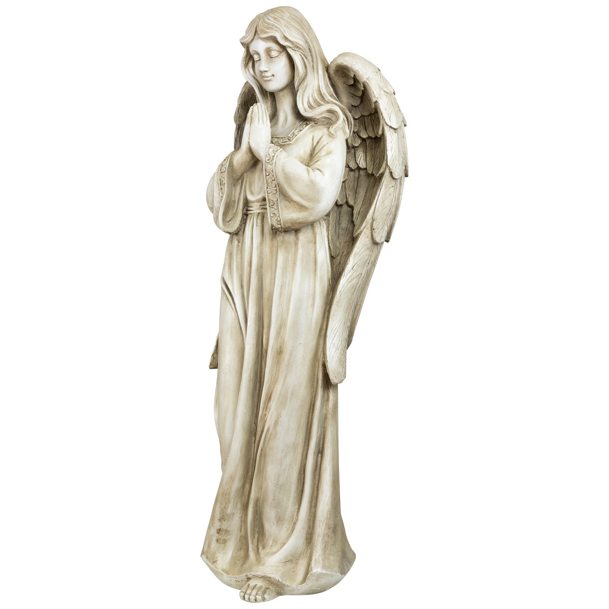  Northlight Standing Praying Angel Outdoor Garden Statue - 46