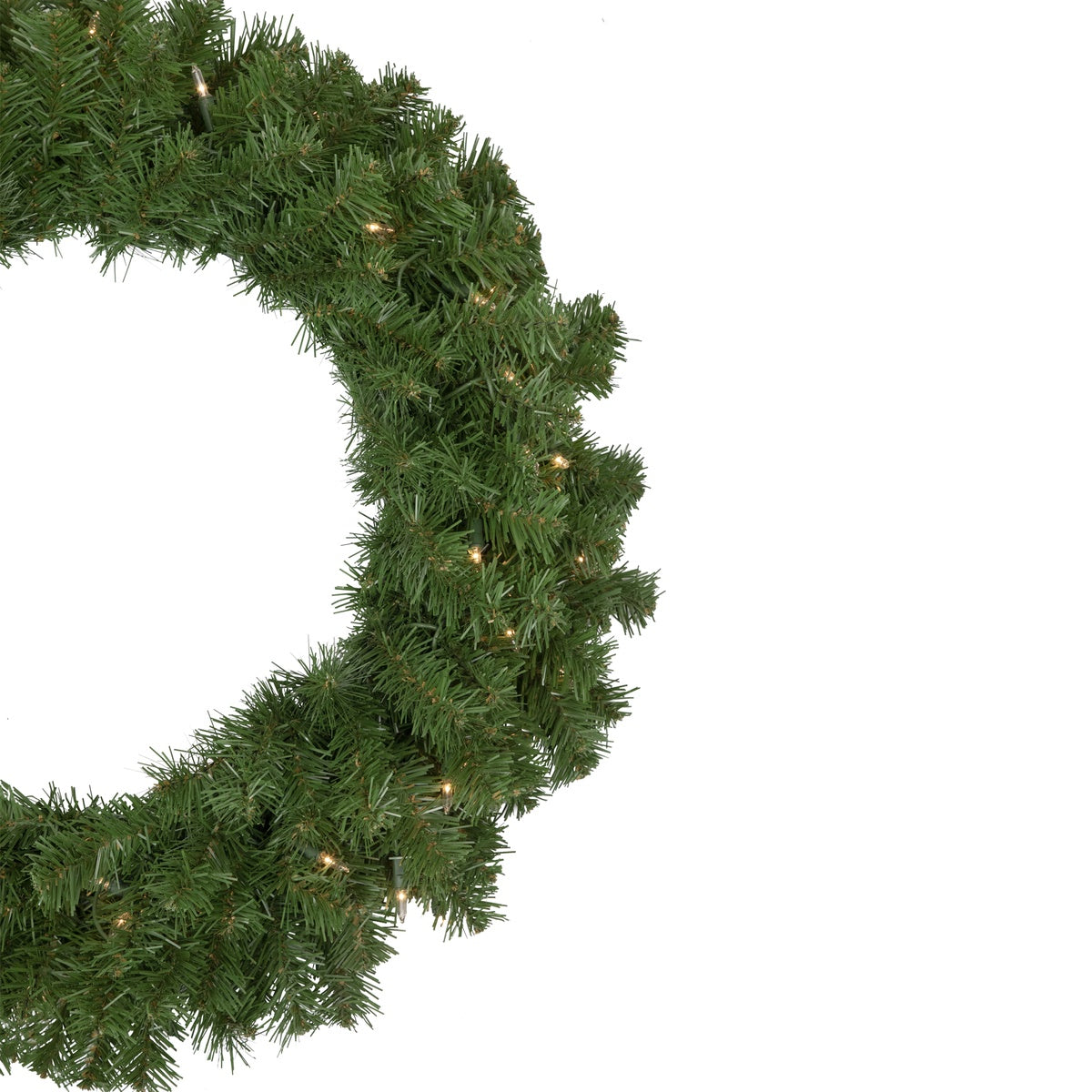  Northlight Pre-Lit Deluxe Dorchester Pine Artificial Christmas Wreath - 24