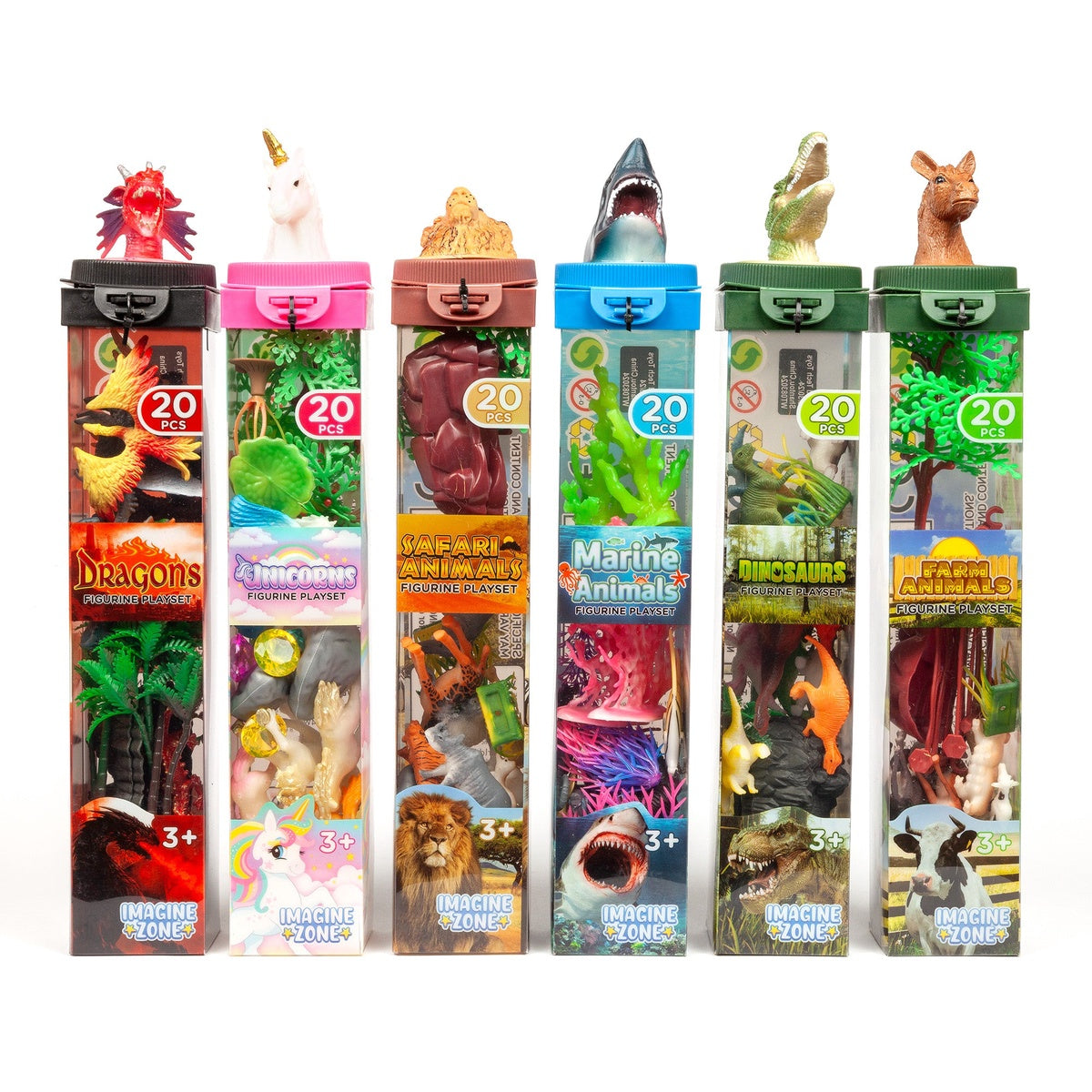  HobbyTron WORLD of ANIMALS 20 PIECE SET ( 18 Sets - 360 Pcs ) - Default Title - Bonton