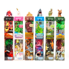 WORLD of ANIMALS 20 PIECE SET ( 18 Sets - 360 Pcs )