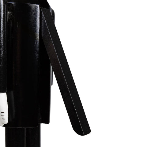 Skeleton Halloween Nutcracker - 14" - Black and White