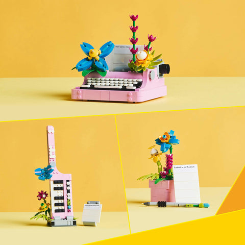 LEGO® Creator 3in1 Typewriter With Flowers Toy Playset 31169